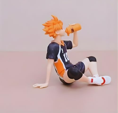 Image of Premium Action Figures Collectible for Office Desk, Study Table, Car Dashboard, Decoration for Anime Lovers, Fans, Kids, Collectors (Haikyu Sitting)