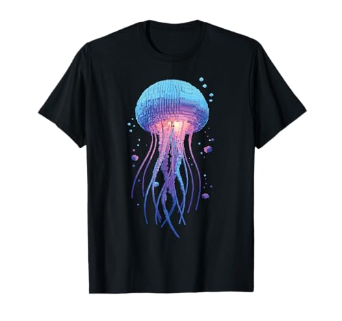 Jellyfish Built from Bricks Camiseta