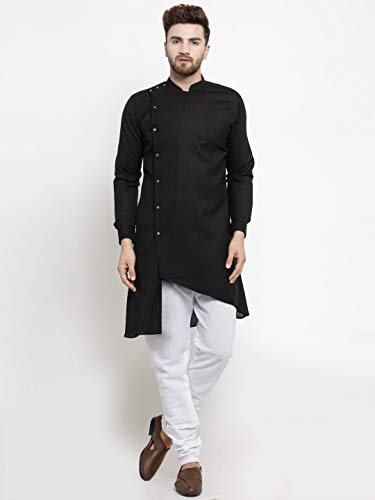 Elina fashion Men's Indian Cotton Kurta Pajama || Designer Kurta Payjama Wedding Ethnic Diwali Puja Set3