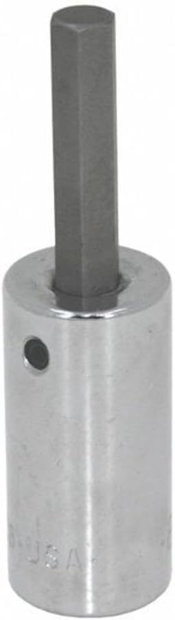 SK Tools USA 1/2" Drive, 8MM, Standard, Chrome Hex Bit Socket | 41428