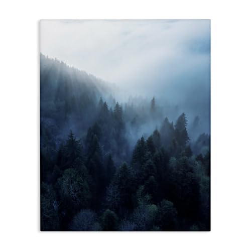 Daylight Pine Forest Landscape, 30 x 40 Inch Canvas Wall Art - image 1