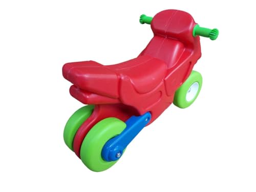 Image of Little Fingers Ride on Motorcycle for Kids - Indoor Outdoor Scoot Dragging Push Toy Bike for Toddlers Boys Girls Age 2 to 6 Years - Lightweight Durable Ride-on Scooter