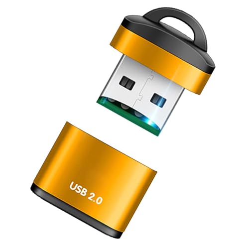 Lecteur de Carte USB 2.0 Type C Avec Adaptateur pour Téléphone Portable - Compatible Micros SD/TF et Mini USB