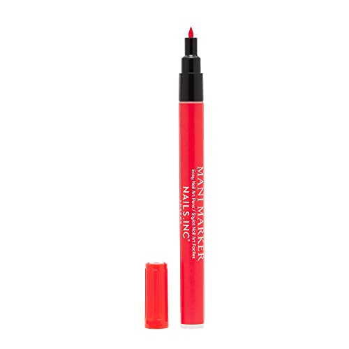 Nails Inc Mani Marker, Red Nail Art Pen, DIY Manicure Design, Quick Drying, Easy To Use, Salon Quality, Fine Tip, 0.10 Fl Oz - Image 3