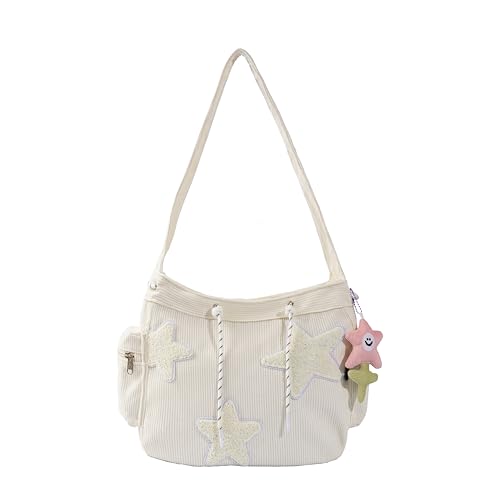 Image of Star Tote Hobo Bag Women Aesthetic Messenger Cute Bag Handbag Large Capacity Tote Shoulder Bag Casual Crossbody