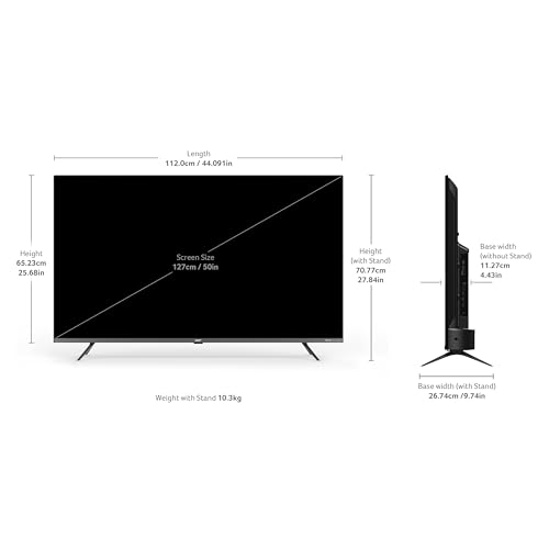 Image of acer 126 cm (50 inches) Super Series 4K Ultra HD Smart QLED Google TV AR50QDXGU2875AT (Black)