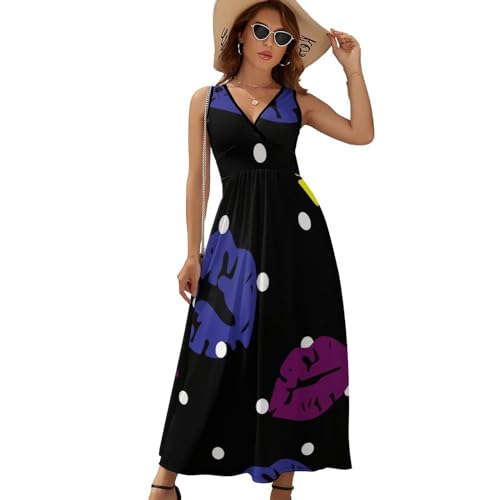 Robe longue d'été sans manches ajustée pour sublimer toutes les morphologies
