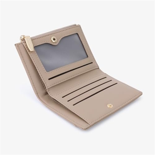 Women's Coin Purse with Multiple Card Slots(Apricot)3