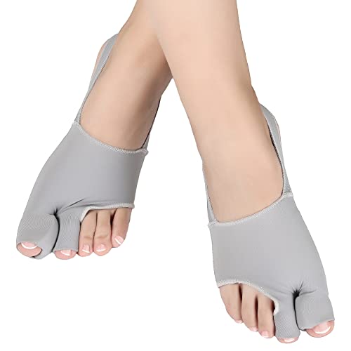 UpgradeÂ Bunion CorrectorÂ for Women,Toe StraightenerÂ Pain Relief Socks,Bunion Splint Soft Gel Pads/Spacer, Alignment Aid Treatment,Light-SoftÂ Fabric,Unisex Grey/L,1Pair