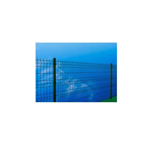 ITALFROM Panel de valla modular cancelada de malla metálica electrosoldada, tamaño mediano, verde, 200 x 62 cm de altura