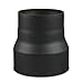 Produktbild Ofenrohr Reduzierung 180mm > 150mm Schwarz - 2mm Stahlblech - Senotherm Beschichtung - rußbeständig - frost- und tauwechselbeständig - erfüllt DIN Norm 1856-2