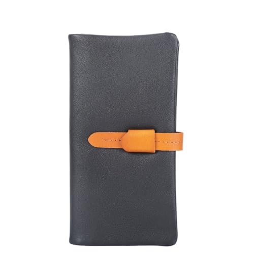 men's wallet Genuine leather men's wallet with multiple card slots, top layer cowhide long wallet2