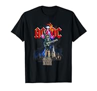 AC/DC Rock Band design. Show your passion for ACDC and the Big Apple with this Angus Young NYC design Embrace the rock 'n' roll spirit of New York City with this officially licensed artwork, available on a range of products for men, women, and childr...