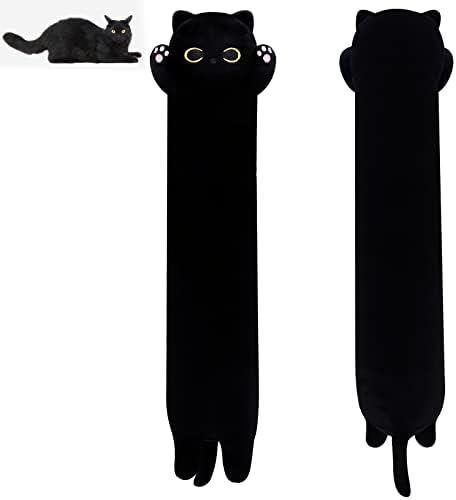 MUFEIRUO Long Cat Plush Avocado Long Cat Body Toys, 90cm Cute Long Cat Stuffed Animals Cat Plushie, Soft Long Plush AvocadoCat Doll Kawaii Stuffed Cat Plush Toys for Kids Birthday Christmas