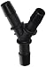 Eldon James Y0-6BN Black Nylon Equal Barbed Y-Connector, 3/8" Hose Barb (Pack of 10)