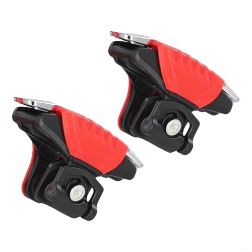 Disparador de juegos móviles, gatillos de juego para mando móvil, para PUBG, mejora tu precisión y experiencia de juego (rojo)
