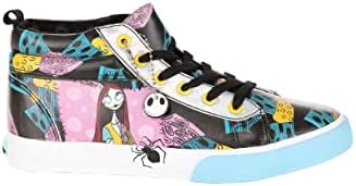 Ground Up Nightmare Before Christmas Sally Women's High-Top Sneakers Size 12 Multicolor | Image 3