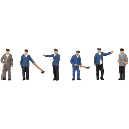 FALLER Bahnbetriebswerk Personal - 6 Figuren Für H0 Modelleisenbahn 1:87