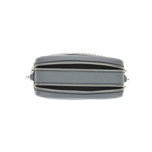 Image of Michael Kors Bryant Medium Double Zip Chain Camera Crossbody Bag