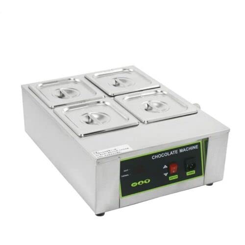 Commercial Digital Electric 4-Cylinder Chocolate Melt Furnace Machine 110V 220V