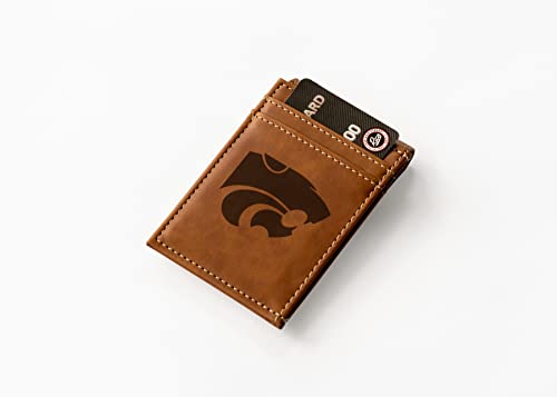 Image of NCAA Laser Engraved Front Pocket Wallet - Compact /Comfortable /Slim