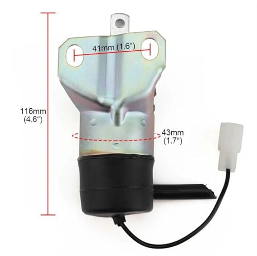 Solénoïde d'arrêt de carburant 12V 04287583 pour moteur - 3