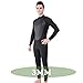 REALON Full Mens Womens Wetsuit 3mm Neoprene Diving Scuba Swimming Thermal Wet Suits Front/Back Zipper Cold Water Warm Swimsuit