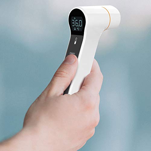Avec Maman Baby Thermometer - Termómetro digital para bebés y adultos - Con pantalla e indicador luminoso y acústico - Termómetro infrarrojo frente y oído - Diseñado en Francia | Aprobado por la FDA - imagen 5
