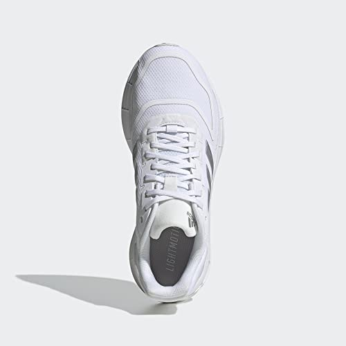 Image of adidas Adult Duramo SL 2.0 White /Silver Metallic /Grey One 8.5