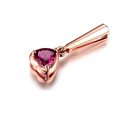 Collier tourmaline véritable anti-ternissement, éclat or rose pour femme