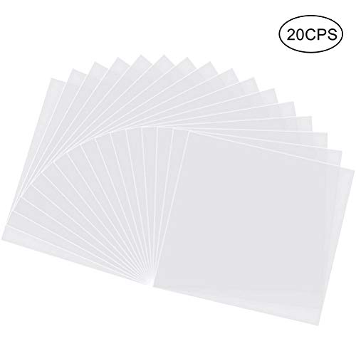 20 Pcs Mylar Sheets, 12 x 12 Inch Blank Stencil Paper 4 Mil