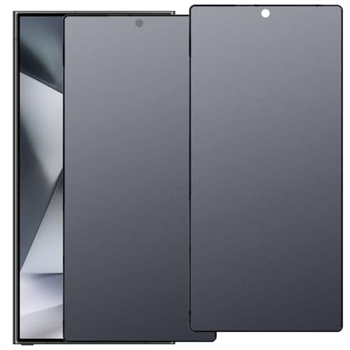 Verre trempé mat Samsung S24 Ultra film anti-espion 6,8 pouces lot de 2