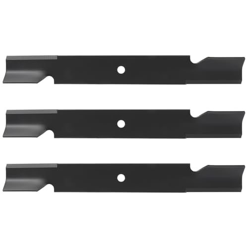 ACEBRI Mower Blade 60 inch for Dixie Chopper 30227-60 for Exmark 103-2530 103-0301 103-1580 613111 for Hustler 602771 60for Exmark Lazer Z AS Turf Tracer for Toro Titan ZX6000 high lift blade 3PS