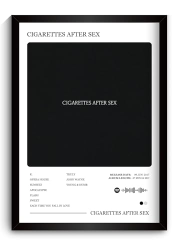 Image of Funk You Store Cigarettes After Sex A4 Poster | Framed A4 Size | Framed A4 Cigarettes After Sex Posters of Apocalypse, Affection & more for Wall, Bedroom, Living room (F 131)