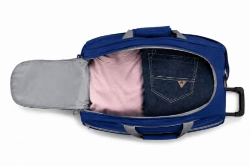 Image of Aristocrat Polyester Lightweight Travel Wheel Duffle Trolley with 3 Years International Warranty-52 Cm