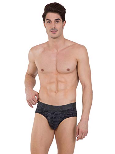 Image of Jockey IC29 Men Tactel Microfiber Elastane Stretch Printed Brief with Moisture Move Properties (Prints May Vary)
