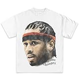 Red Headband Iverson Graphic Tee | Premium Quality Heavyweight Basketball Shirt for Adults & Kids (US, Alpha, Medium, Regular, Regular, Youth Sizes, Red Headband/Black)