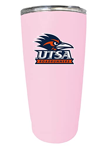 R and R Imports UTSA Road Runners 16 oz Stainless Steel Insulated Tumbler Pink Officially Licensed Collegiate Product