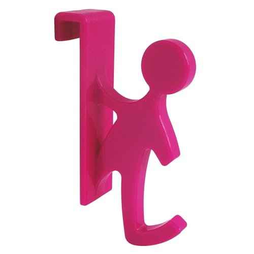 SOMATHERM FOR YOU, Crochet décoratif rose pour sèche-serviette à tube plat - Accessoire pratique pour radiateurs - Idéal pour suspendre vos serviettes avec style et confort