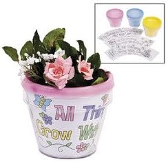 Miniatura 2 de Fun Express Color su propio cultivo en dioses Grace maceta  Hace 12  DIY manualidades religiosas para niños y iglesias, VBS o actividades de la