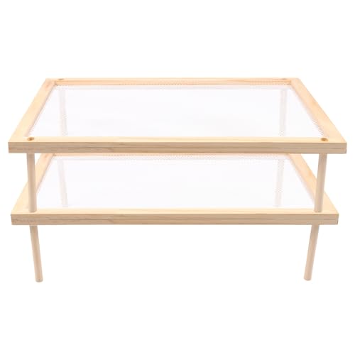 Wooden Stackable Pasta Drying Rack - Double Layer