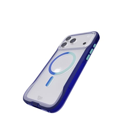 Coque iPhone 17 Pro Max Tech21 EvoPro MagSafe antichoc bleu - 3