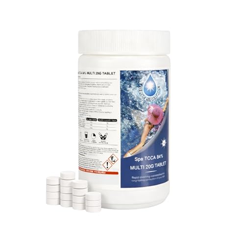 1 Kg Multifunctional 4 in 1 Chlorine Tablets 50 x 20g Slow Release