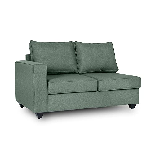 Image of Wakefit Sofa Set | 3 Year Warranty | Sofa 2 Seater, 2 Seater Sofa for Living Room, Wooden Sofa Set, Couch Sofa for Living Room, Sofa for Living Room - Napper(Omega : Green)