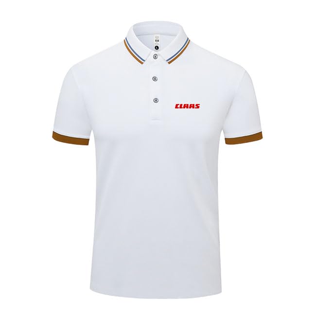 Polo respirant FCOIN blanc : fini la transpiration avec ce T-shirt manche courte col rayé TP