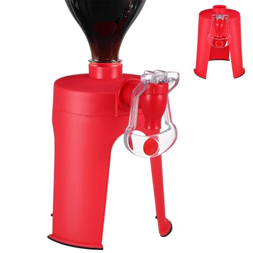 Dispensador de refrescos | Ahorro compacto de bebida de cola invertida a presión manual | Accesorio de bar para el hogar, dispositivo dispensador de refrescos para camping