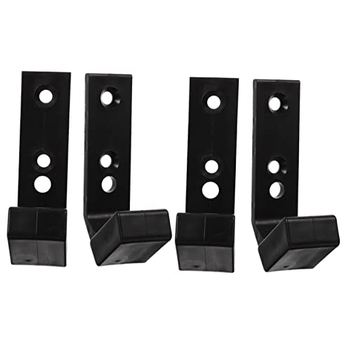 Parliky Gym Bar Wall Rack Barbell Storage Hooks Weight Lifting Rack Hooks Wall Mounted Barbell Holder Set