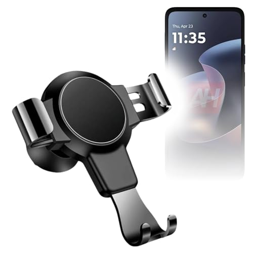 BoxWave Car Mount Compatible with Motorola Moto G Play (2026) - X-Switch Car Mount, Air Vent Mounted Holder Simple Minimal - Jet Black