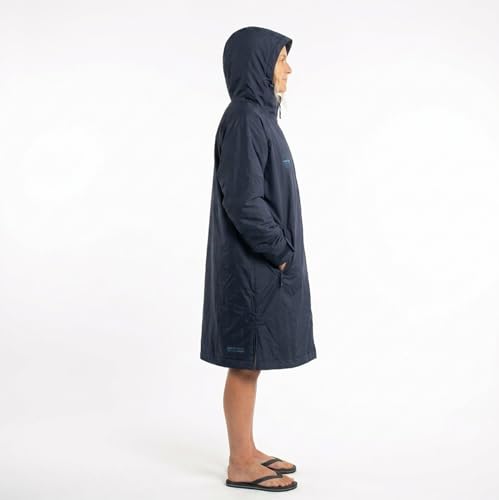 Chaqueta ultra-calde impermeable con forro polar poncho para surf y buceo 3