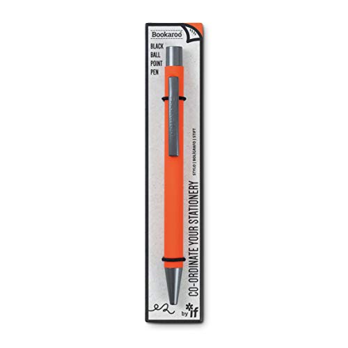 IF Bookaroo Stylo doux au toucher avec encre noire – Orange